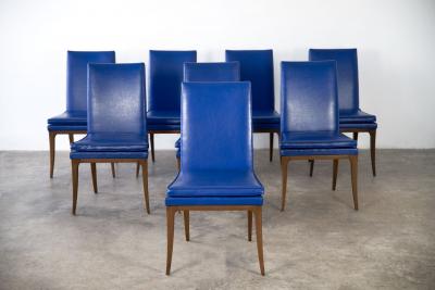 Harvey Probber Set of Eight Sabre Leg Dining Chairs by Harvey Probber 1960s