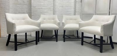 Harvey Probber Set of Four Harvey Probber Lounge Chairs