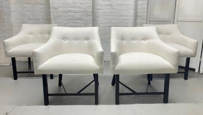 Harvey Probber Set of Four Harvey Probber Lounge Chairs