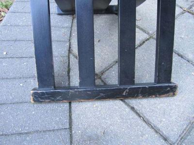 Harvey Probber Set of Six Harvey Probber Ebonized X Base Dining Chairs Mid Century Modern