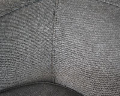 Harvey Probber Set of Swivel Chairs in Walnut and Linen by Harvey Probber C 1950s