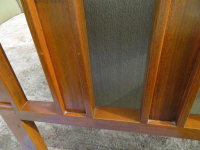 Harvey Probber Stunning Cathedral Style Walnut Kingsize Headboard Mid Century Modern