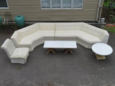 Harvey Probber Stunning Harvey Probber attr 2 Piece Octagon sectional Sofa Mid Century Modern
