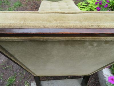 Harvey Probber Stunning Pair of Harvey Probber Chunky Leg Slipper Chair Mid Century Modern