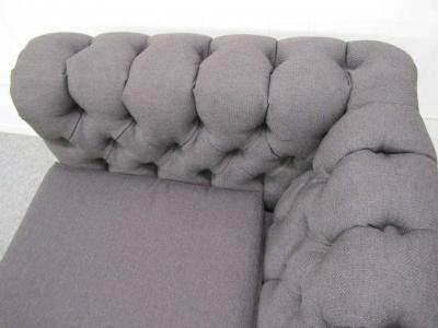 Harvey Probber Stylish Pair of Probber Style Chesterfield Loveseat Sofas Mid Century Modern