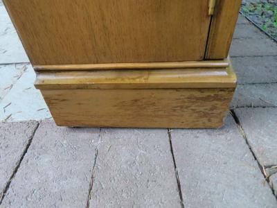 Harvey Probber Stylish Slim Harvey Probber Style Midcentury Trefoil Design Console Cabinet