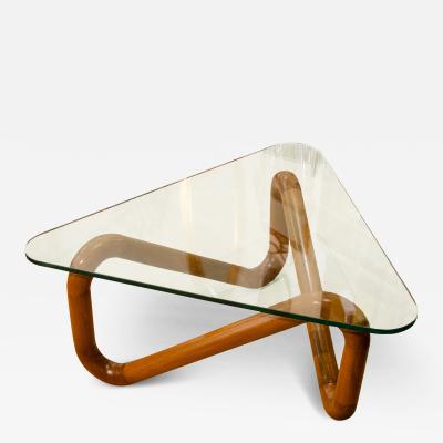 Harvey Probber Unusual Triangular Loop Coffee Table