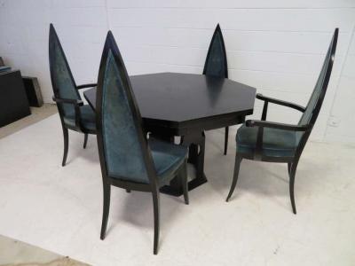 Harvey Probber Wonderful Harvey Probber Style Cathedral Base Dining Table Mid Century Modern