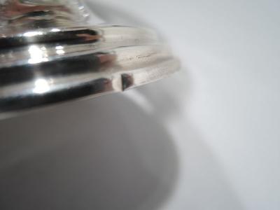 Hawkes Midcentury Modern Sterling Silver and Cut Glass Creamer Sugar