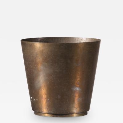 Hayno Focken Hayno Focken brass planter