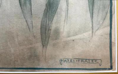 Hazel Frazee Fairy in the Pussy Willows with Baby and Spider Web Fantasy Childrens Book