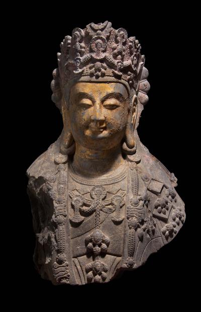 Head and Torso of Bodhisattva Northern Qi Northern Zhou Period