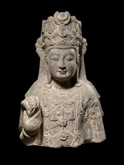 Head and Torso of Bodhisattva Sui Period
