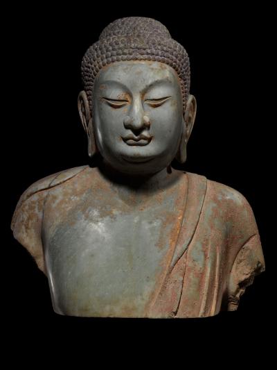 Head and Torso of Buddha Tang Dynasty