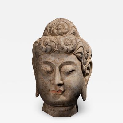 Head of Buddha Tang Dynasty