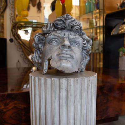 Head of David fiberglass sculpture
