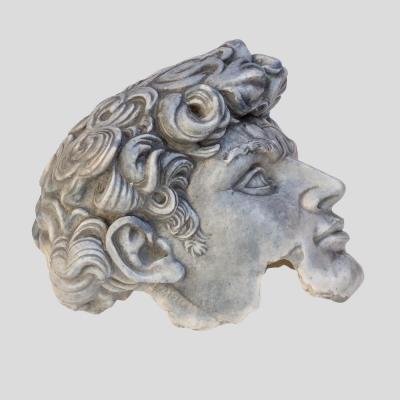 Head of David fiberglass sculpture