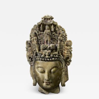 Head of Vairocana Buddha Song Dynasty