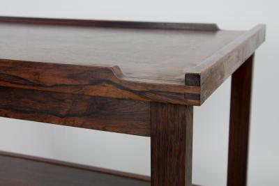 Heals and Son Ltd English Rosewood Bar Cart and Tables by Heals
