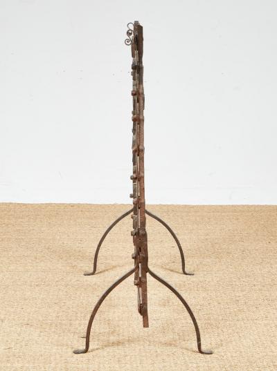 Heavy Wrought Iron Medieval Fireplace Guard