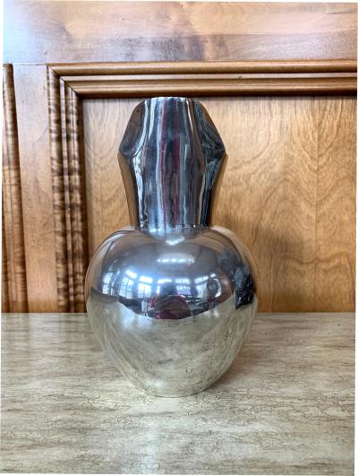 Hector Aguilar Mexican Modernist Silver Pitcher by Hector Aguilar