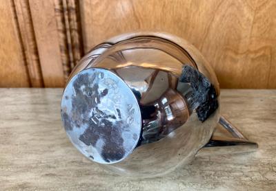 Hector Aguilar Mexican Modernist Silver Pitcher by Hector Aguilar