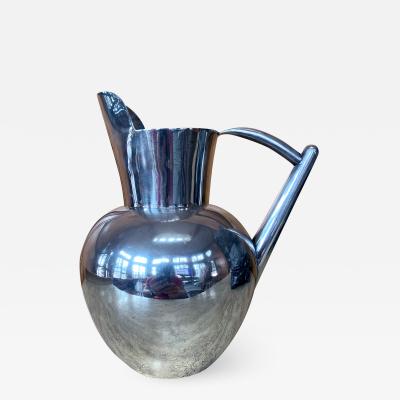 Hector Aguilar Mexican Modernist Silver Pitcher by Hector Aguilar