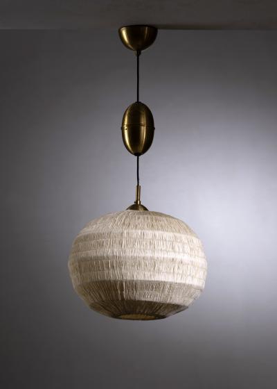 Height adjustable pendant lamp