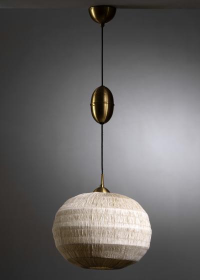 Height adjustable pendant lamp