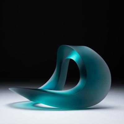 Heike Brachlow Halcyon contemporary glass sculpture by Heike Brachlow