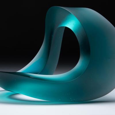 Heike Brachlow Halcyon contemporary glass sculpture by Heike Brachlow