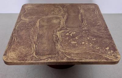 Heinz Lilienthal Very Rare Brass Coffee Table by Heinz Lilienthal