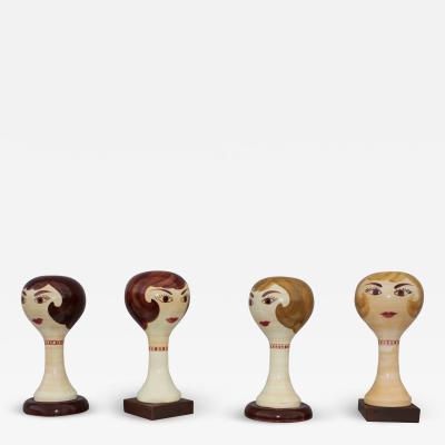 Heinz Stangl Stangl Pottery Modernist Hat Stands Collection