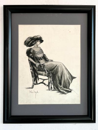 Helen Dryden Vogue Magazine Illustration Turn of the Century Woman Illustrator 1910
