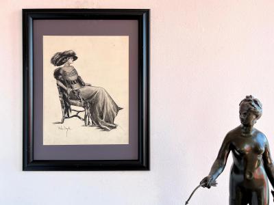 Helen Dryden Vogue Magazine Illustration Turn of the Century Woman Illustrator 1910