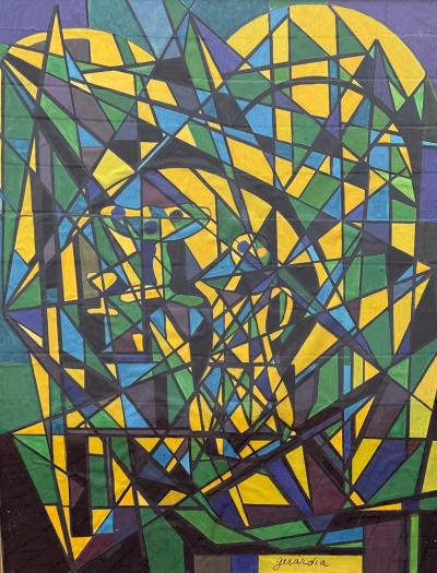 Helen Gerardia Untitled Abstract 