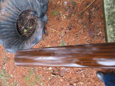 Helen Hobey Baker Handsome King Size Hobey Helen Baker Asian Style Walnut Head Board Midcentury