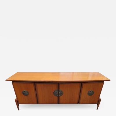 Helen Hobey Baker Stunning Hobey Helen Baker Asian Modern Walnut Credenza Midcentury