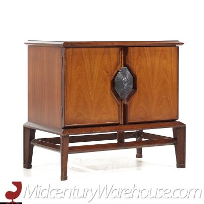 Helen Hobey Helen Hobey Baker Mid Century Walnut Nightstands Pair