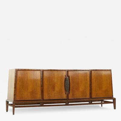 Helen Hobey Helen Hobey Baker Mid Century Walnut and Burlwood Lowboy Dresser