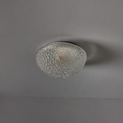 Helena Tynell 1960s Helena Tynell Bubble Glass Flush Mount for Limburg