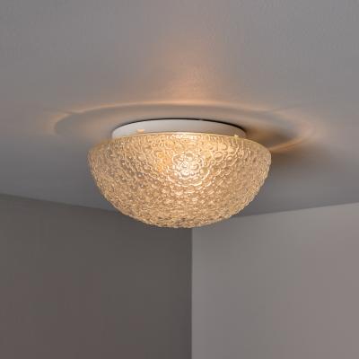 Helena Tynell 1960s Helena Tynell Bubble Glass Flush Mount for Limburg