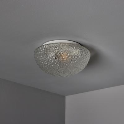 Helena Tynell 1960s Helena Tynell Bubble Glass Flush Mount for Limburg
