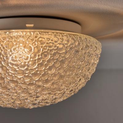 Helena Tynell 1960s Helena Tynell Bubble Glass Flush Mount for Limburg