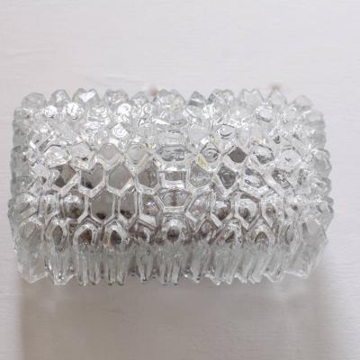 Helena Tynell Glass Wall Lamps or Flush Mounts by Helena Tynell for Glashu tte Limburg