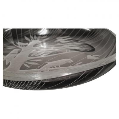 Helena Tynell Helena Tynell Theodor K ppi Engraved Bird Tree Model 6649 Riihim en Lasi 1953