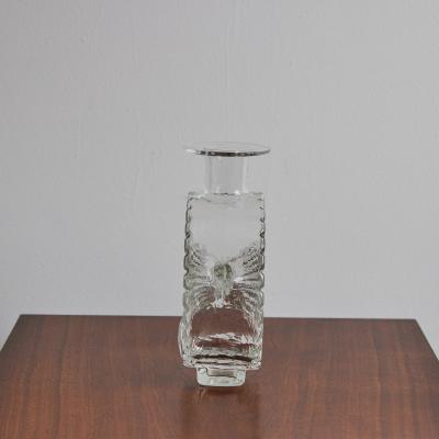 Helena Tynell Helena Tynell Transparent Blown Glass Aurinkopullo Sun Vase for Riihimaen Lasi