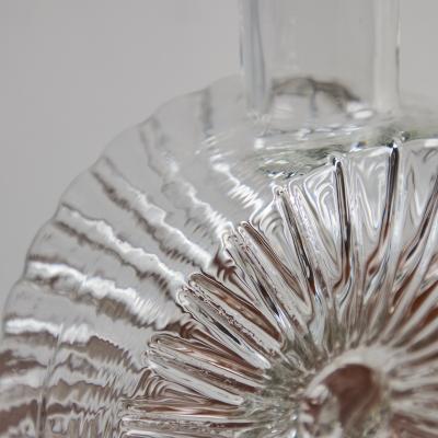 Helena Tynell Helena Tynell Transparent Blown Glass Aurinkopullo Sun Vase for Riihimaen Lasi