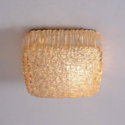 Helena Tynell Large Helena Tynell Square Glass Flush Mount or Sconce for Glashu tte Limburg