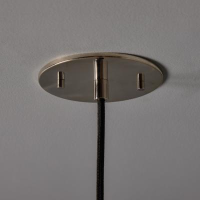 Helena Tynell Pair of 1960s Chrome Metal and Bubble Glass Pendants by Helena Tynell